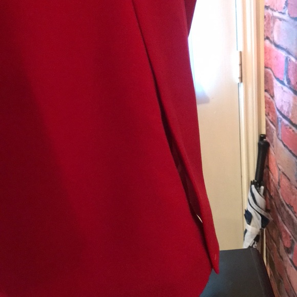 Raphael Red black Tuxedo Coat - Picture 8 of 17